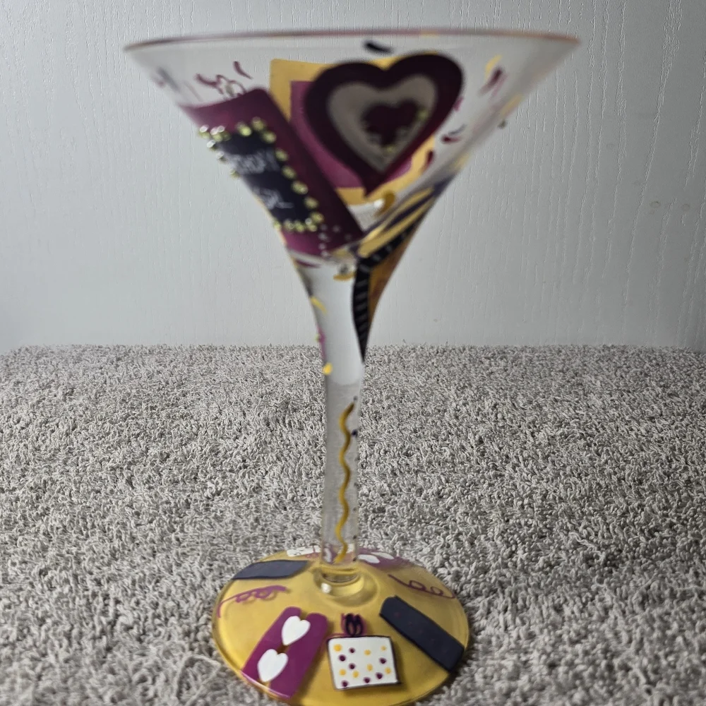 Lolita Happy Birthday Girl Martini Glass